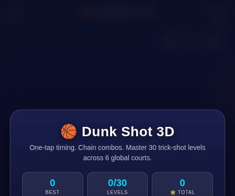 Dunk Shot 3D